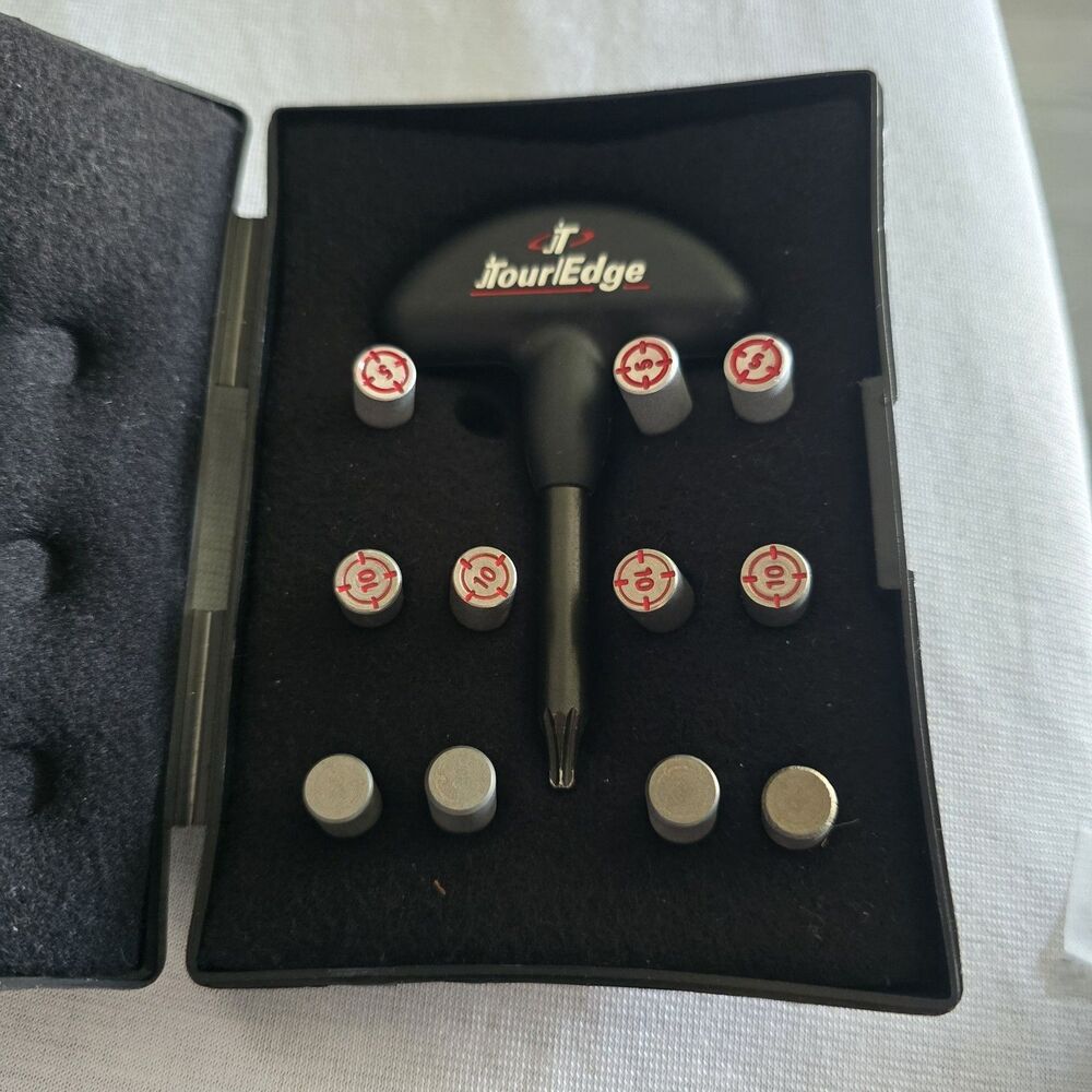 Tour Edge V25 Putter Weight Kit  w/ Tool & Bag 10pc Set Golf